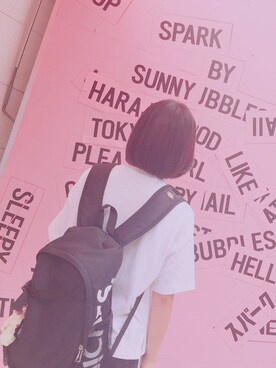 「OLDMICKEY （オールドミッキー）のアイテム」を使った、雪希さん（レディース・159cm）の夏コーディネート
