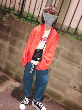 「PUNYUS（プニュズ）のアイテム（ジャケット/アウター）」を使った、きゃんさん（メンズ・170cm）の秋コーディネート