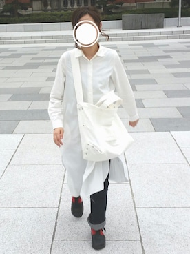 「YAECA」｜「アイテム（ワンピース/ドレス）」を使った、ｓａ .さん（レディース・159cm）の秋コーディネート