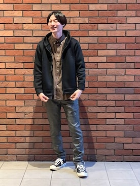 森川さん（メンズ・183cm）の秋コーディネート