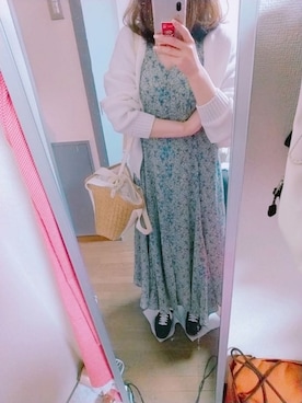 「COCO DEAL（ココディール）のアイテム（その他アウター）」を使った、gyogyogyogyogyoさん（レディース・154cm）の夏コーディネート