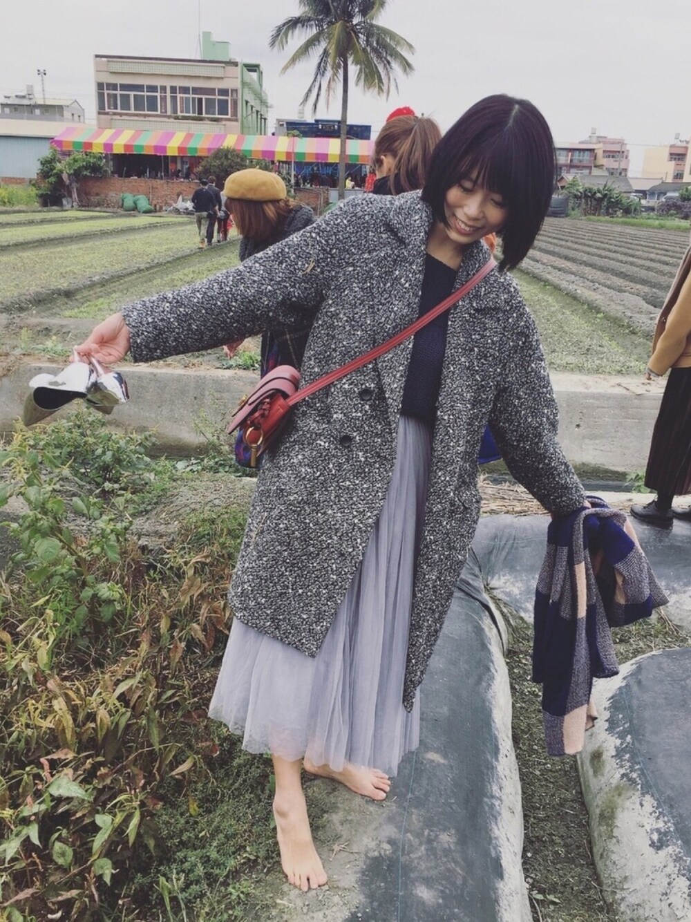「girl、Taiwan、wedding、ootd」｜「SLYのアイテム（ジャケット/アウター、ブラック系）」を使った、cfqw17さん（レディース・165cm）の冬コーディネートの1枚目の写真