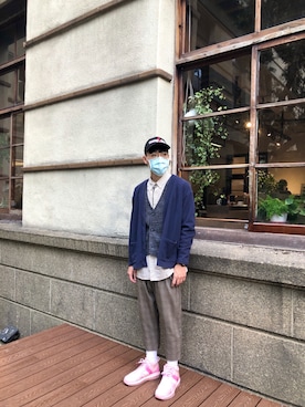 「nike」｜「アイテム（その他アウター）」を使った、Vincentさん（メンズ・175cm）の春コーディネート