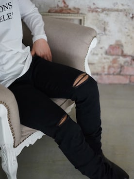 「Saint Laurent」｜Stylise OFFICIALさん（メンズ・173cm）の冬コーディネート