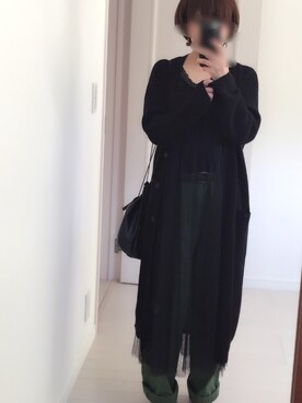 「レースワンピース」｜「アイテム（食器/キッチン）」を使った、m☆ 58さん（レディース・153cm）の秋コーディネート