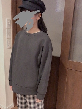 「Right-on（ライトオン）のアイテム（キャスケット）」を使った、m☆ 58さん（レディース・158cm）の冬コーディネート