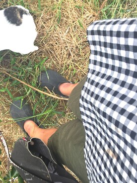 「ジーナシス」｜「アイテム（カーゴパンツ）」を使った、alexandre ishiiさん（レディース・152cm）の秋コーディネート