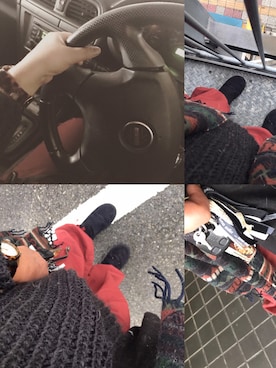 「ニコアンド」｜「アイテム（財布/小物）」を使った、alexandre ishiiさん（レディース・152cm）の秋コーディネート