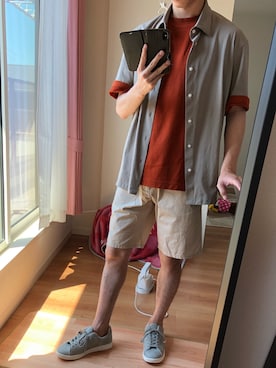 「エアリズム」｜wayuさん（メンズ・169cm）の夏コーディネート