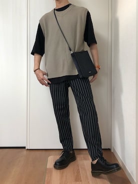 「LookUp（ルックアップ）のアイテム」を使った、wayuさん（メンズ・169cm）の夏コーディネート