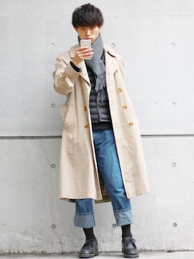 ひろやさん（メンズ・175cm）の冬コーディネート