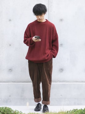 「プレーントゥ」｜ひろやさん（メンズ・175cm・20代）の秋コーディネート