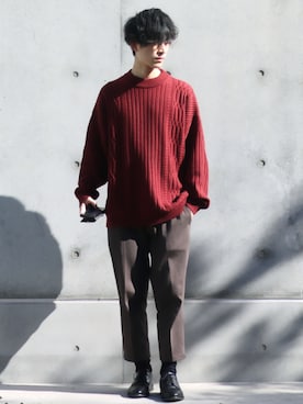 「プレーントゥ」｜ひろやさん（メンズ・175cm・20代）の冬コーディネート