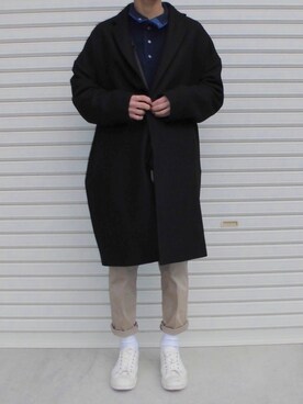 「patagonia」｜「アイテム（チェスターコート）」を使った、zaoldyeck(ゼノ)さん（メンズ・167cm）の春コーディネート
