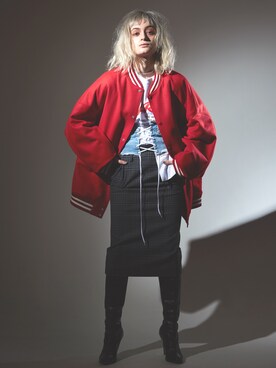 「Metaphor…」｜「アイテム（ジャケット/アウター）」を使った、Metaphor…さん（レディース・165cm）の春コーディネート