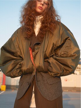 「Metaphor…」｜「アイテム（ジャケット/アウター）」を使った、Metaphor…さん（レディース・174cm）の春コーディネート