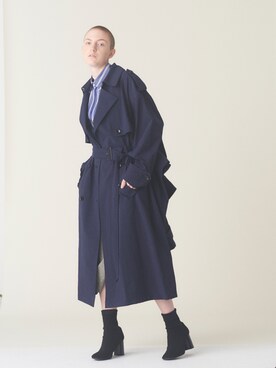 「mode」｜「アイテム（トレンチコート）」を使った、Metaphor…さん（レディース・165cm）の秋コーディネート