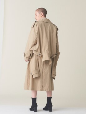 「mode」｜「アイテム（トレンチコート）」を使った、Metaphor…さん（レディース・165cm）の秋コーディネート