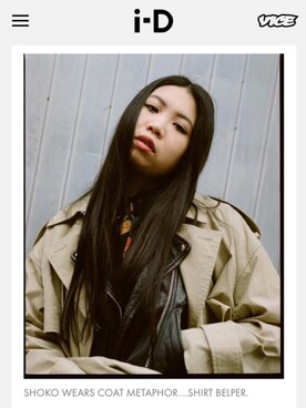 「mode」｜「アイテム（トレンチコート）」を使った、Metaphor…さん（レディース・165cm）の冬コーディネート
