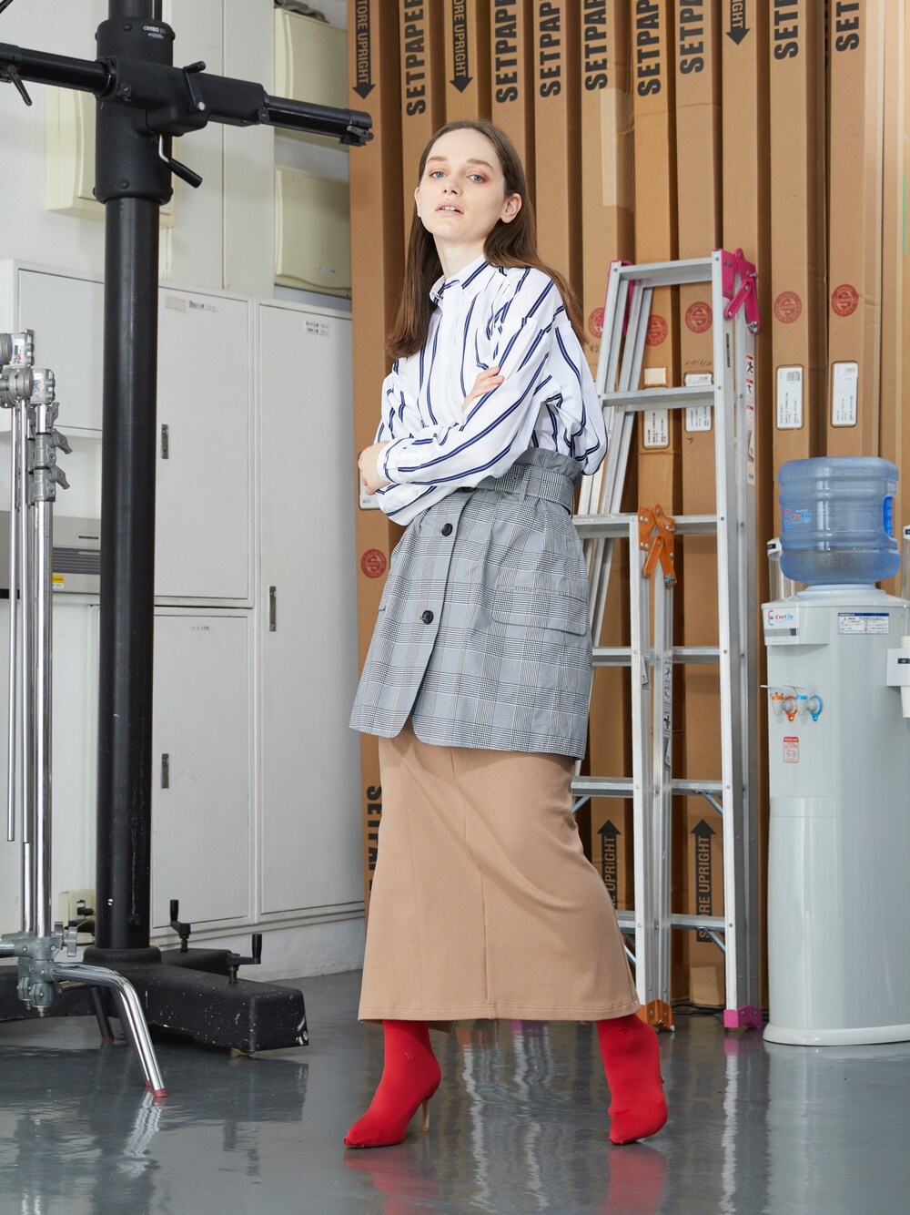 「WOMEN、mode、Metaphor…、オトナカジュアル」｜「Metaphor…のアイテム（その他、その他）」を使った、Metaphor…さん（レディース・173cm）の春コーディネートの1枚目の写真