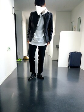 「HALHAM（ハルハム）のアイテム（ジャケット/アウター）」を使った、KaiTo//さん（メンズ・174cm）の春コーディネート