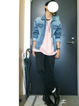 「BACK NUMBER（バックナンバー）のアイテム（スウェット）」を使った、KaiTo//さん（メンズ・172cm）の春コーディネート
