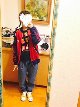 「min@RNA（ミンアットアールエヌエー）のアイテム」を使った、こにーさん（レディース・153cm）の春コーディネート