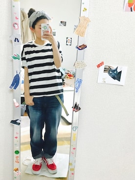 「ターバン」｜こにーさん（レディース・153cm）の春コーディネート
