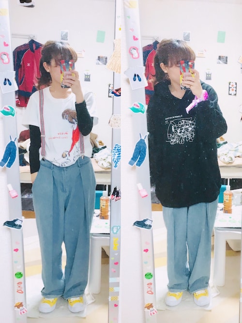 こにー Aikoのtシャツ カットソーを使ったコーディネート Wear