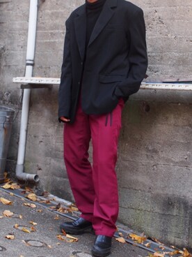 「KAIKO（カイコー）のアイテム（ジャケット/アウター）」を使った、yuuichroさん（メンズ・168cm）の冬コーディネート