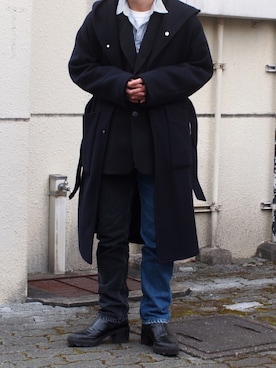 「KAIKO（カイコー）のアイテム（ジャケット/アウター）」を使った、yuuichroさん（メンズ・168cm）の冬コーディネート