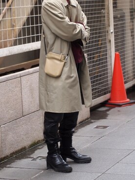 「JOHN LAWRENCE SULLIVAN（ジョンローレンスサリバン）のアイテム（スウェット）」を使った、yuuichroさん（メンズ・168cm）の冬コーディネート
