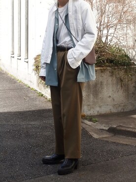 「CMMN SWDN（コモンスウェーデン）のアイテム」を使った、yuuichroさん（メンズ・168cm）の春コーディネート