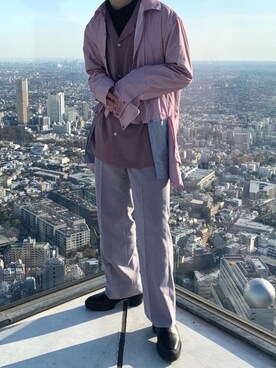 「DELADA（デラダ）のアイテム」を使った、yuuichroさん（メンズ・168cm）の春コーディネート