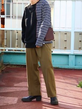 「CMMN SWDN（コモンスウェーデン）のアイテム」を使った、yuuichroさん（メンズ・168cm）の春コーディネート