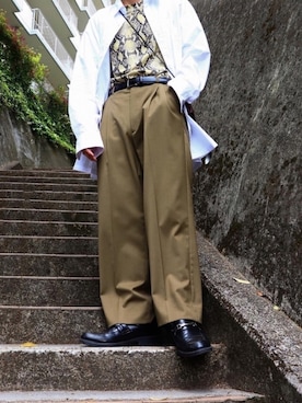 「CMMN SWDN（コモンスウェーデン）のアイテム」を使った、yuuichroさん（メンズ・168cm）の春コーディネート