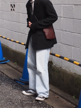 「KAIKO（カイコー）のアイテム（ジャケット/アウター）」を使った、yuuichroさん（メンズ・168cm）の春コーディネート