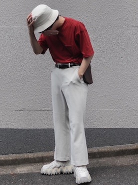 「order（オーダー）のアイテム（トップス）」を使った、yuuichroさん（メンズ・168cm）の夏コーディネート