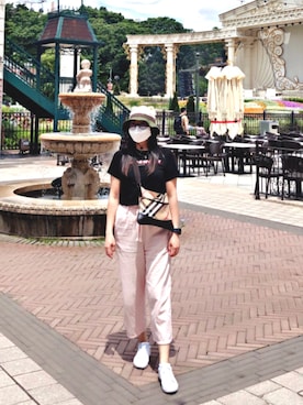 「ny（エヌワイ）のアイテム」を使った、ashietengcoさん（レディース・167cm）の夏コーディネート