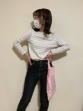 「URBAN RESEARCH（アーバンリサーチ）のアイテム（カチューシャ）」を使った、ぴのうえさん（レディース・160cm）の春コーディネート