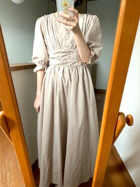 ウエストマークワンピースを使った人気ファッションコーディネート Wear
