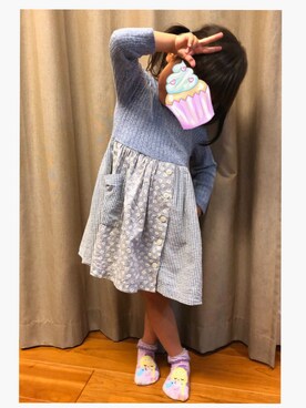 「KP（ケーピー）のアイテム（ワンピース/ドレス）」を使った、hahoさん（レディース・100cm）の夏コーディネート