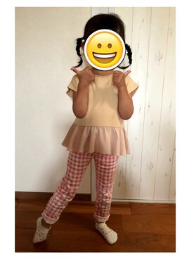 hahoさん（キッズ・100cm）の夏コーディネート