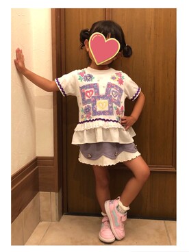 hahoさん（キッズ・100cm）の夏コーディネート