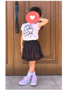 hahoさん（キッズ・100cm）の夏コーディネート