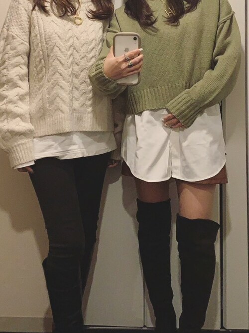 Noa Wegoのニット セーターを使ったコーディネート Wear