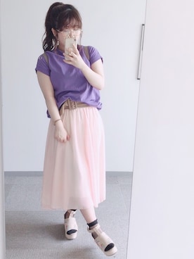 momoKoさん（レディース・150cm）の夏コーディネート