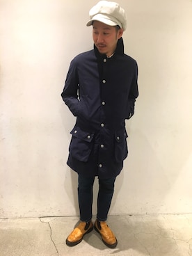 「アイテム（キャスケット）」を使った、sandinistaさん（メンズ・170cm・30代）の冬コーディネート