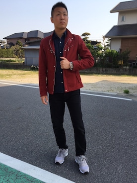 「MK MICHEL KLEIN HOMME （エムケーミッシェルクランオム）のアイテム（カバーオール）」を使った、たっさーさん（メンズ・166cm）の春コーディネート