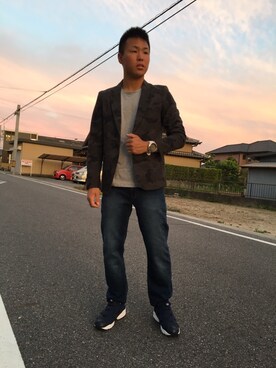 「アイテム（腕時計）」を使った、たっさーさん（メンズ・166cm・20代）の春コーディネート